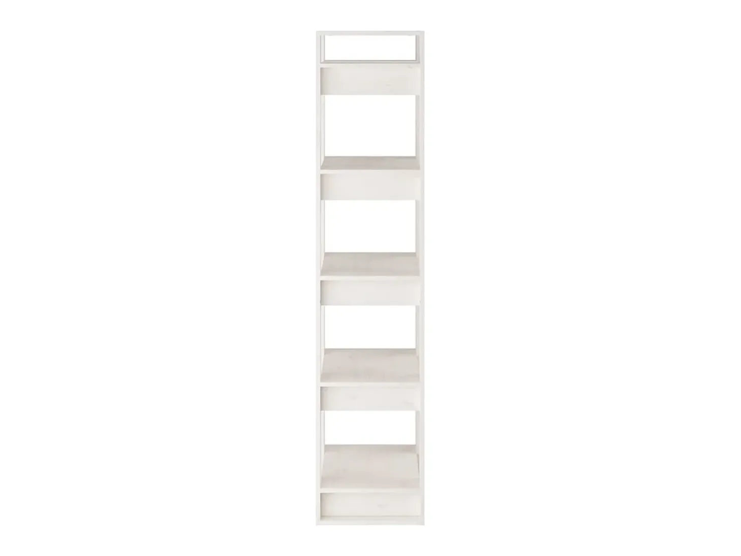 Estantería/divisor de espacios madera pino blanco 41x35x160 cm