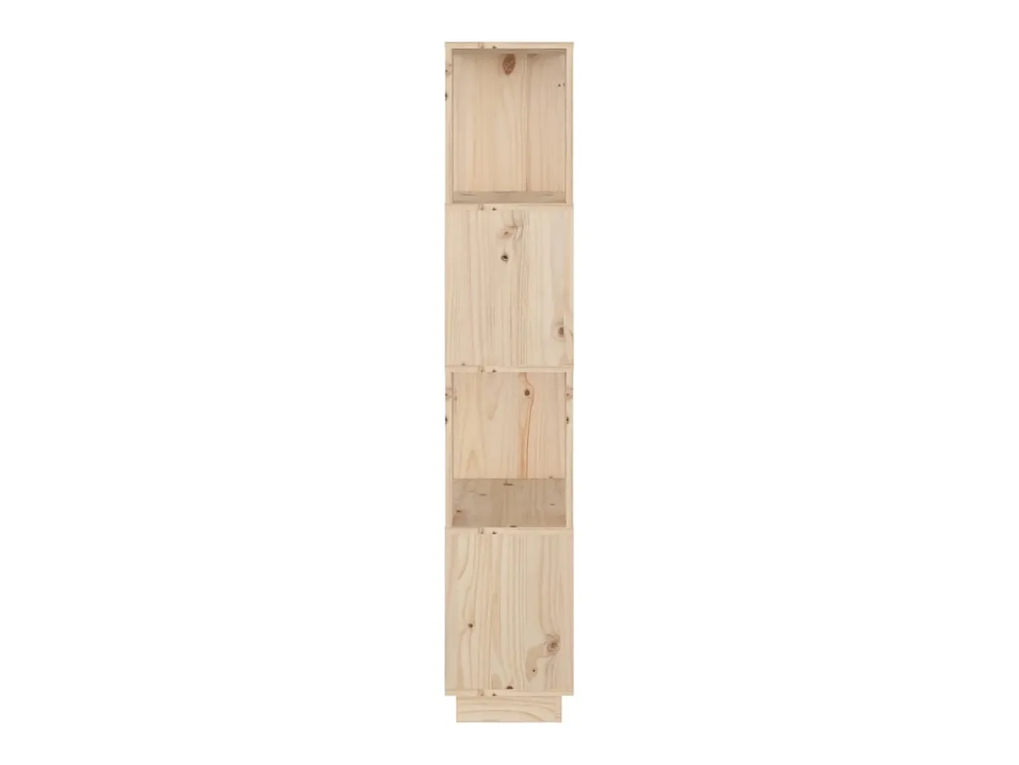 Estantería/divisor de espacios madera maciza pino 51x25x132 cm