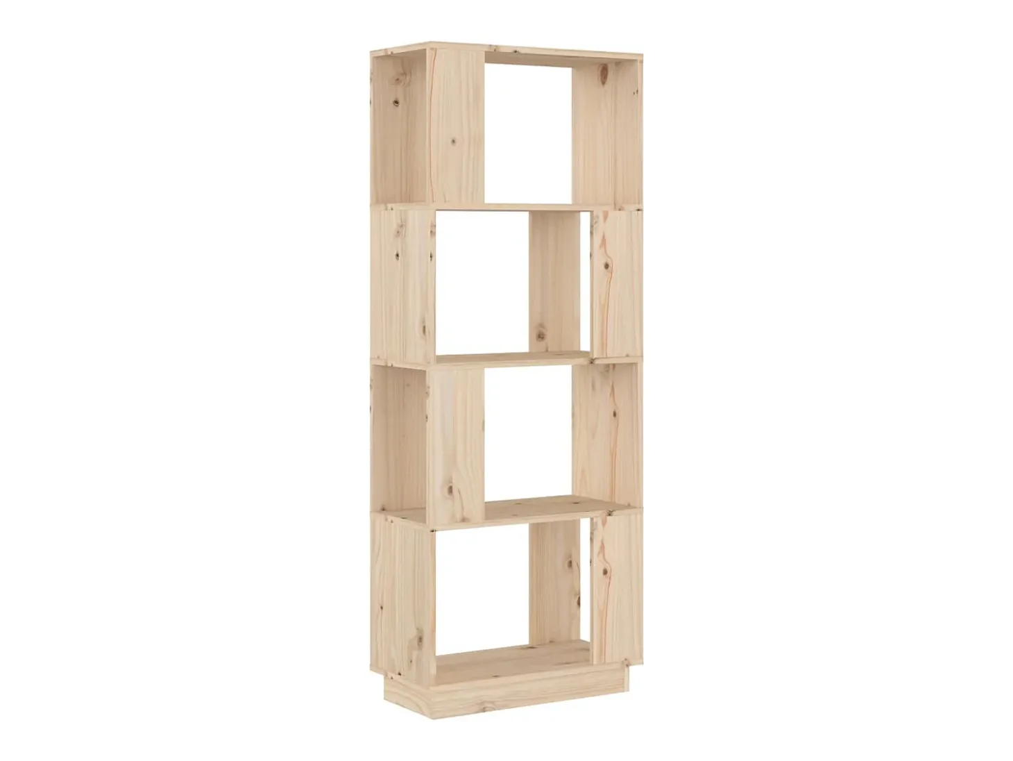 Estantería/divisor de espacios madera maciza pino 51x25x132 cm