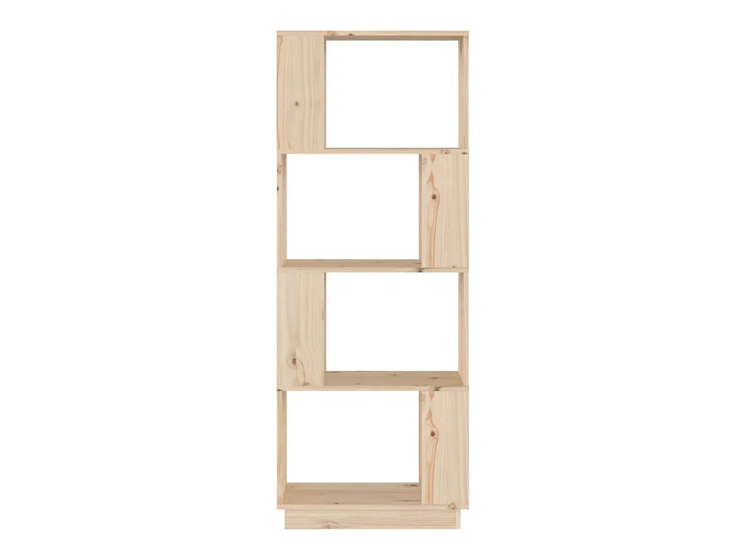 Estantería/divisor de espacios madera maciza pino 51x25x132 cm