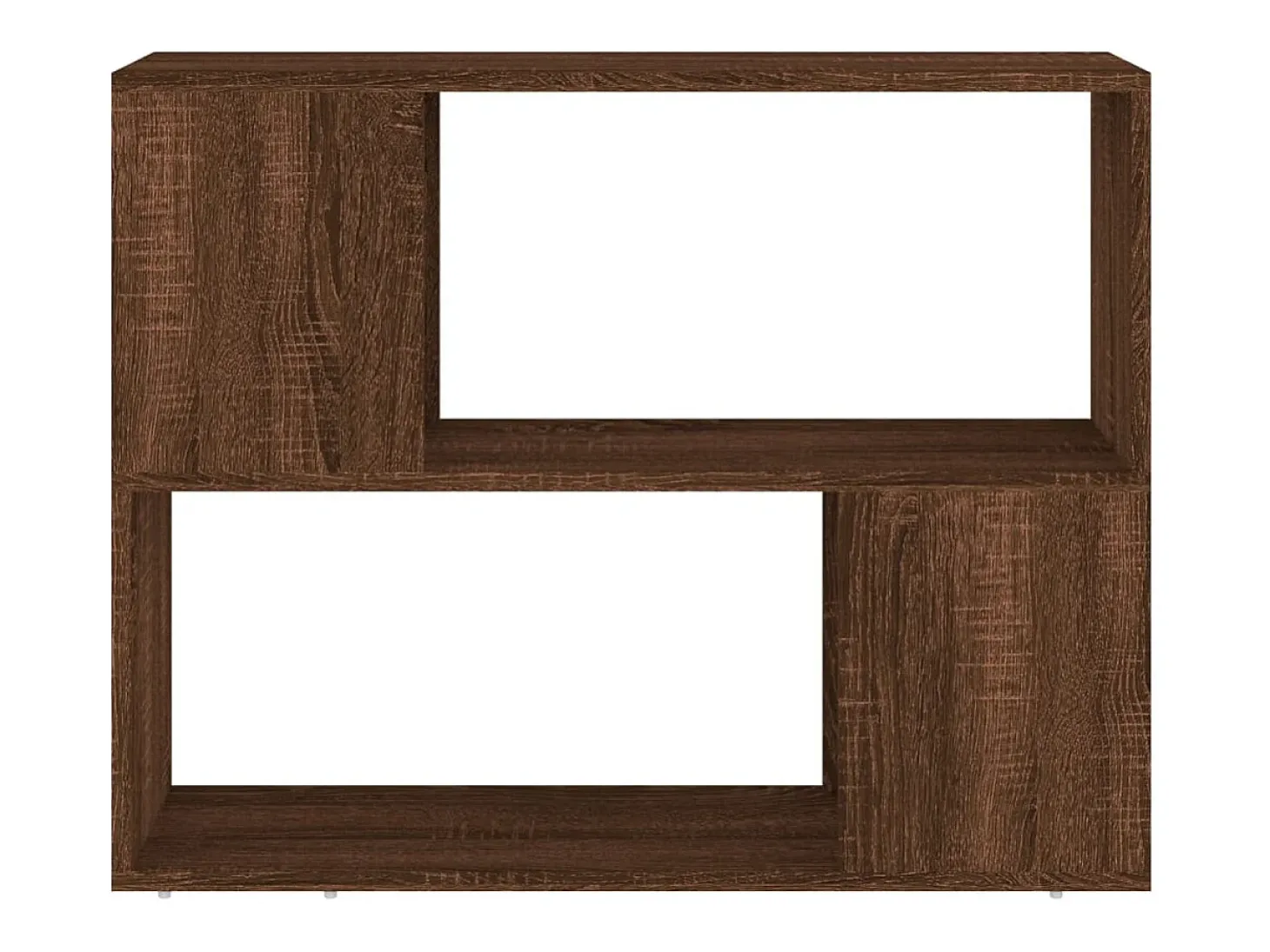 Estantería/divisor de espacios color roble marrón 80x24x63 cm