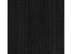Estantería/divisor de espacios madera pino negro 60x35x135 cm