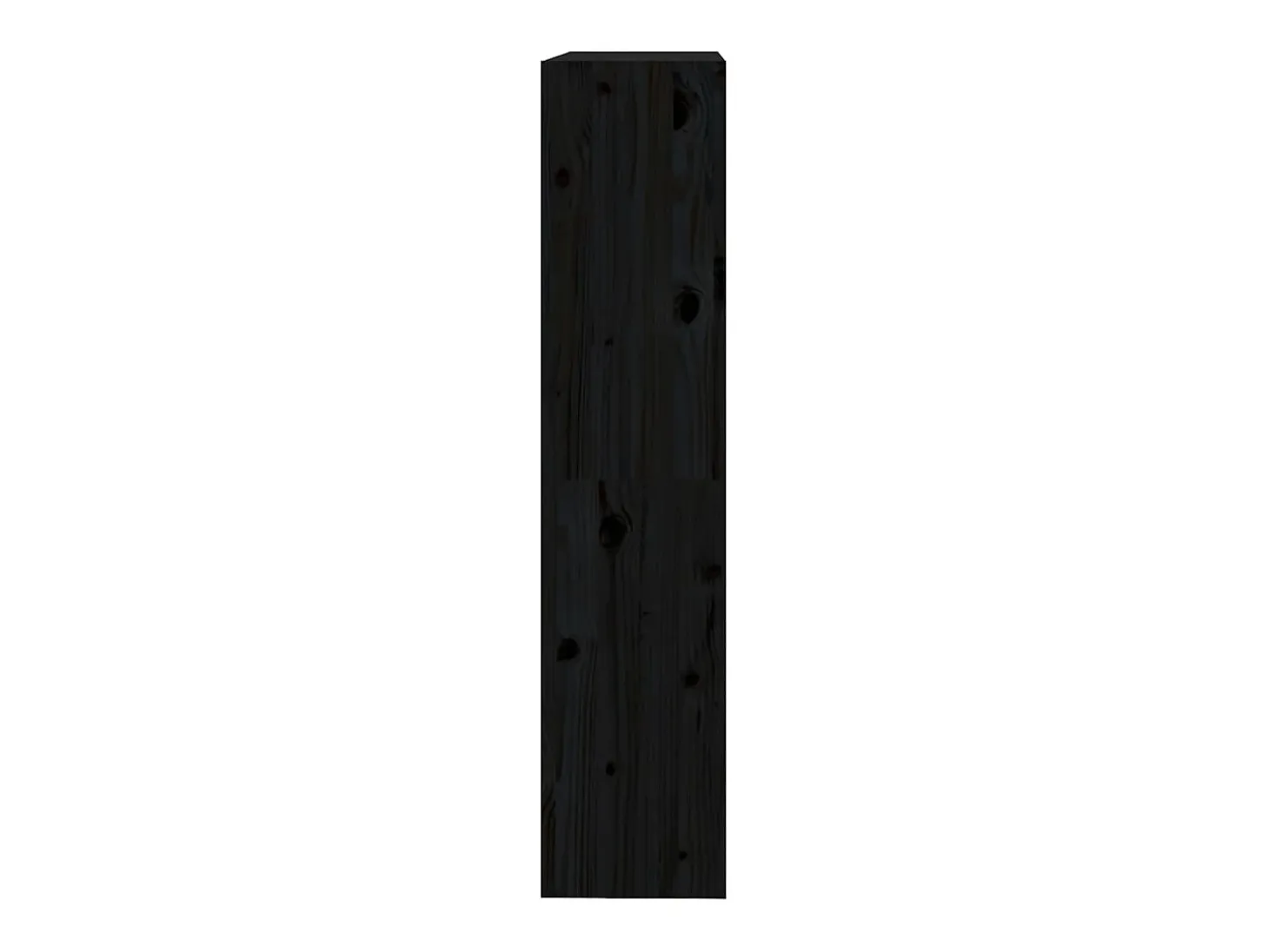 Estantería/divisor de espacios madera pino negro 80x30x135,5 cm
