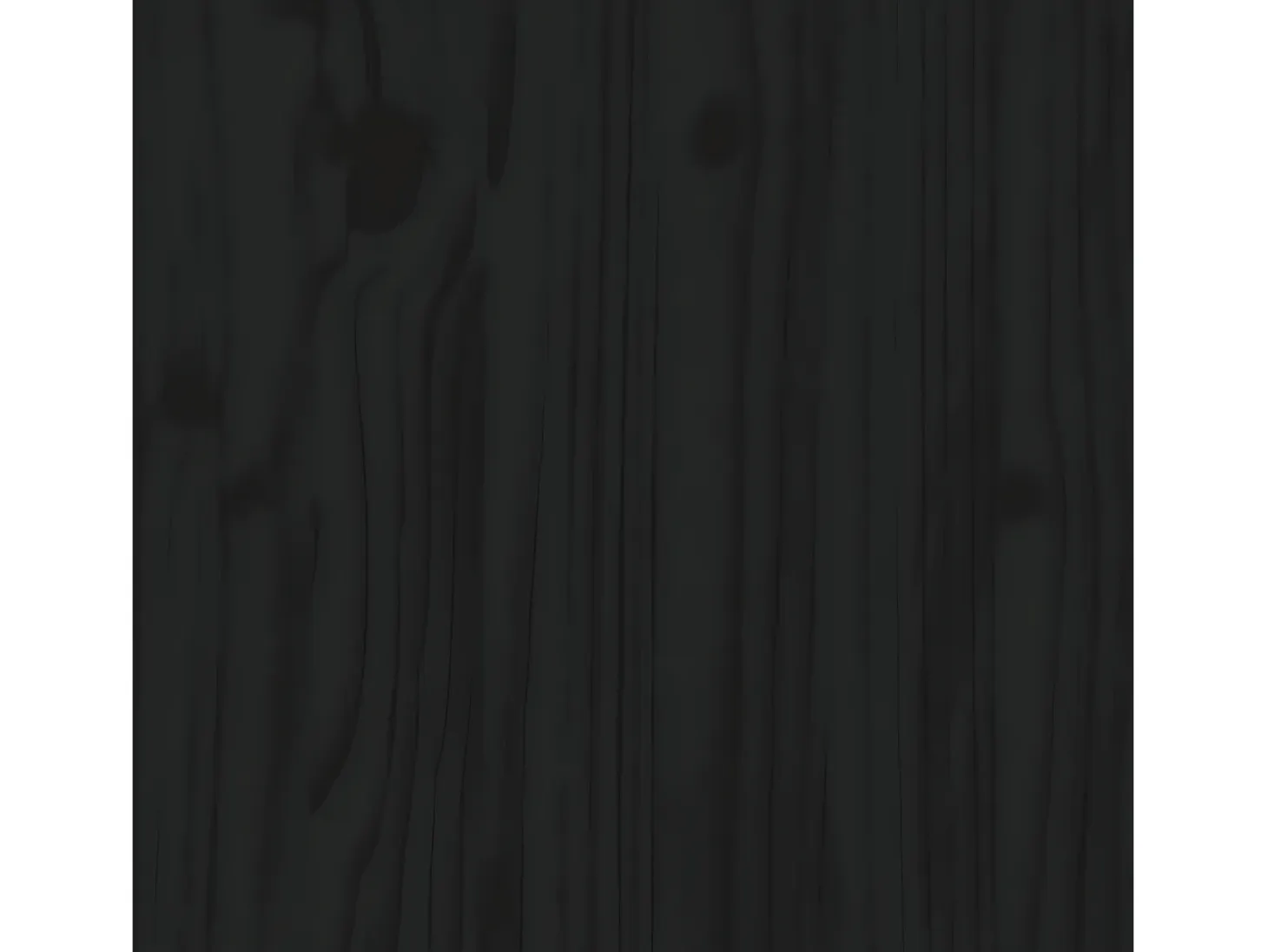 Estantería/divisor de espacios madera pino negro 60x30x103,5 cm