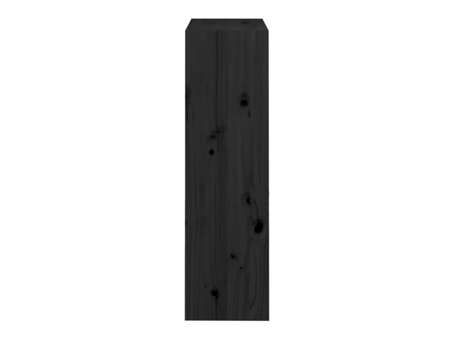 Estantería/divisor de espacios madera pino negro 60x30x103,5 cm