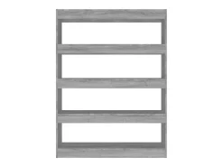 Estantería/divisor de espacios gris Sonoma 100x30x135 cm