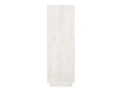 Estantería/divisor de espacios madera pino blanco 80x35x103 cm