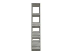 Estantería/divisor de espacios gris hormigón 100x30x160 cm