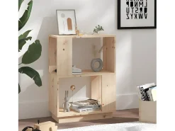 Estantería/divisor de espacios madera maciza pino 51x25x70 cm