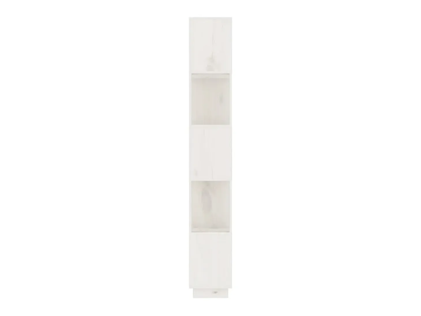 Estantería/divisor de espacios madera pino blanco 51x25x163,5cm