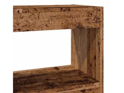 Estantería/divisor de espacios madera antigua 40x30x72 cm