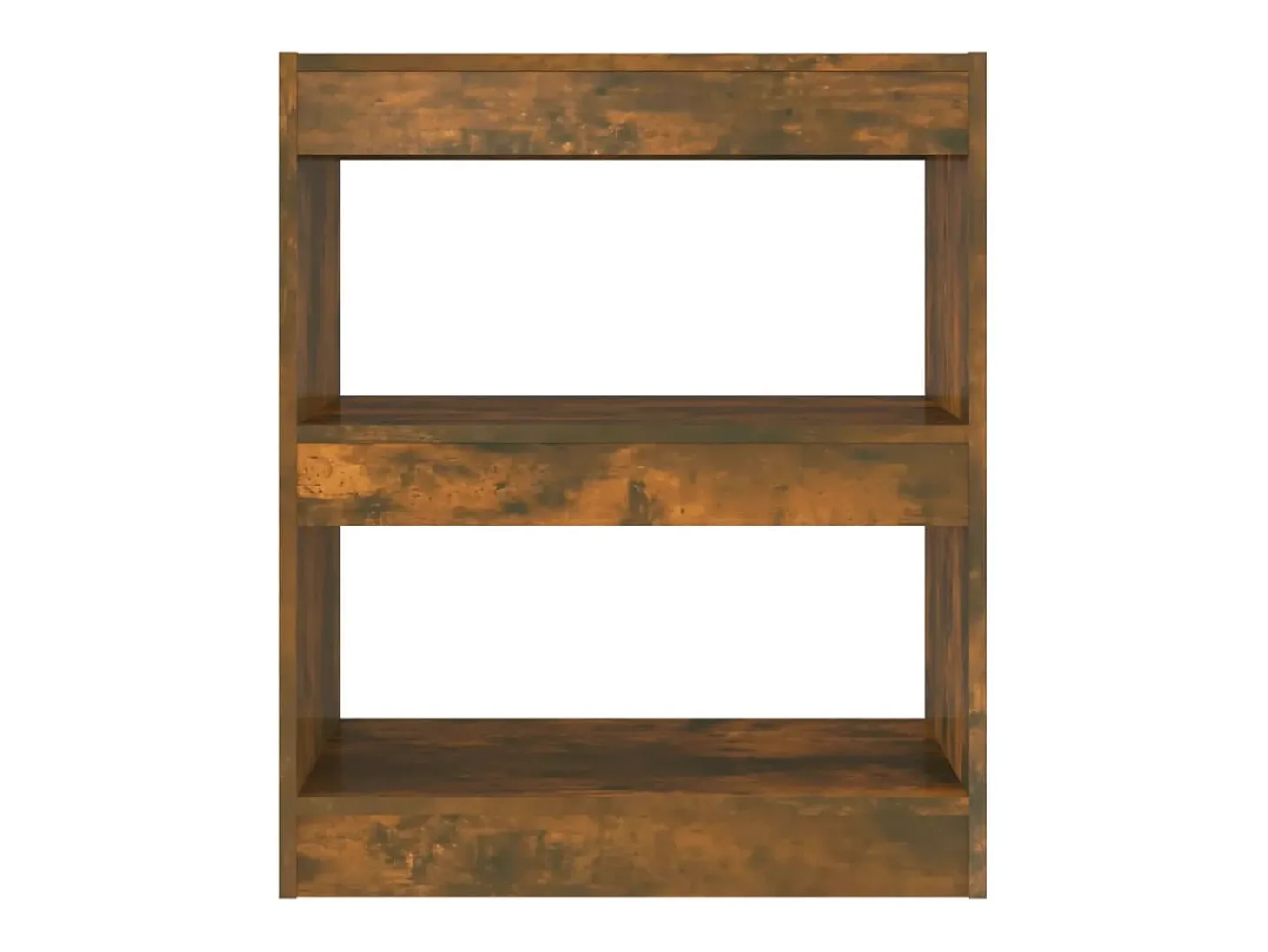 Estantería/divisor de espacios color roble ahumado 60x30x72 cm