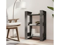 Estantería/divisor de espacios madera pino gris 60x35x91 cm