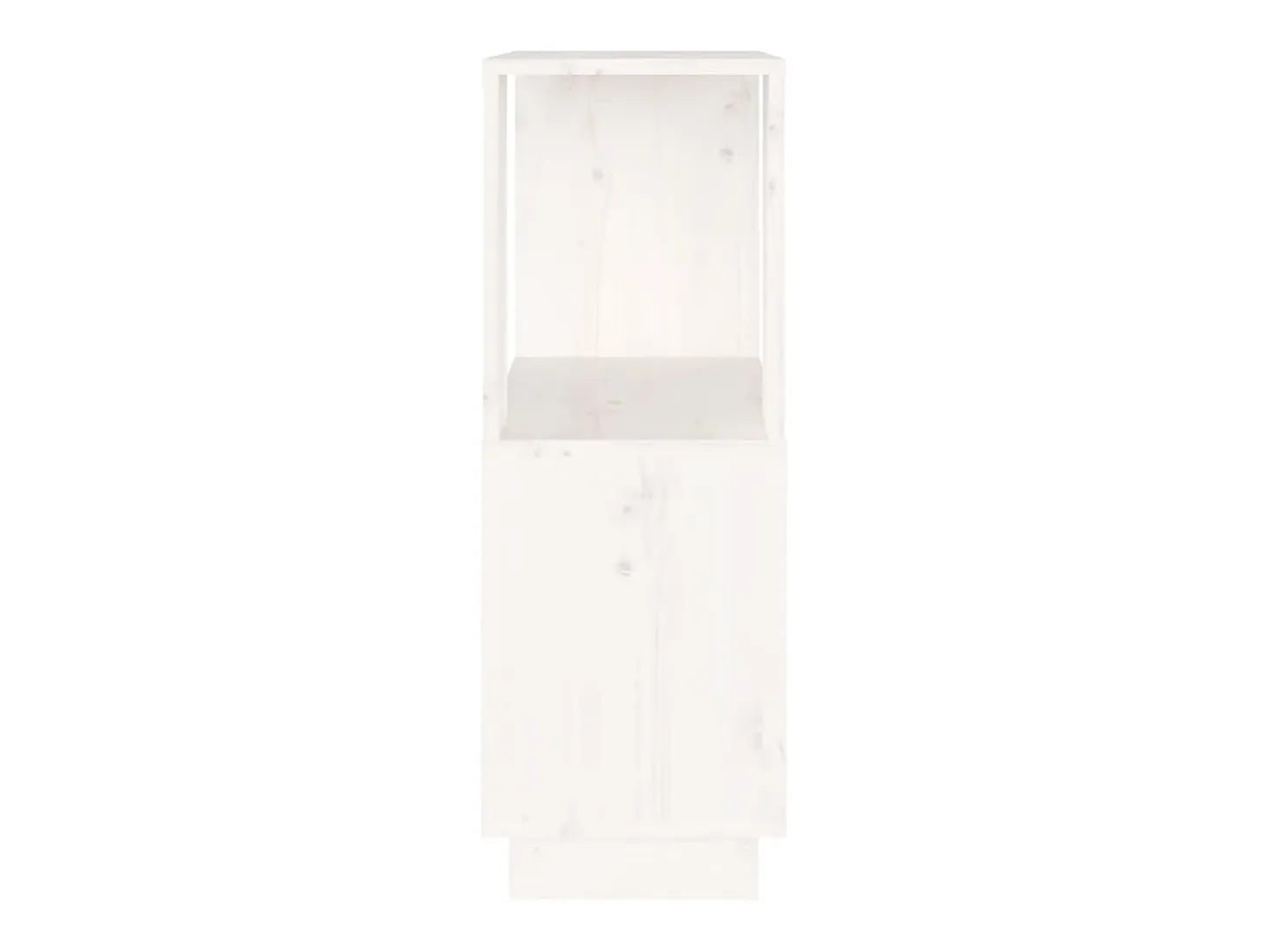 Estantería/divisor de espacios madera pino blanco 51x25x70 cm