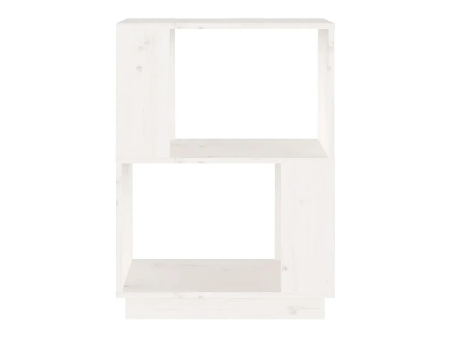 Estantería/divisor de espacios madera pino blanco 51x25x70 cm