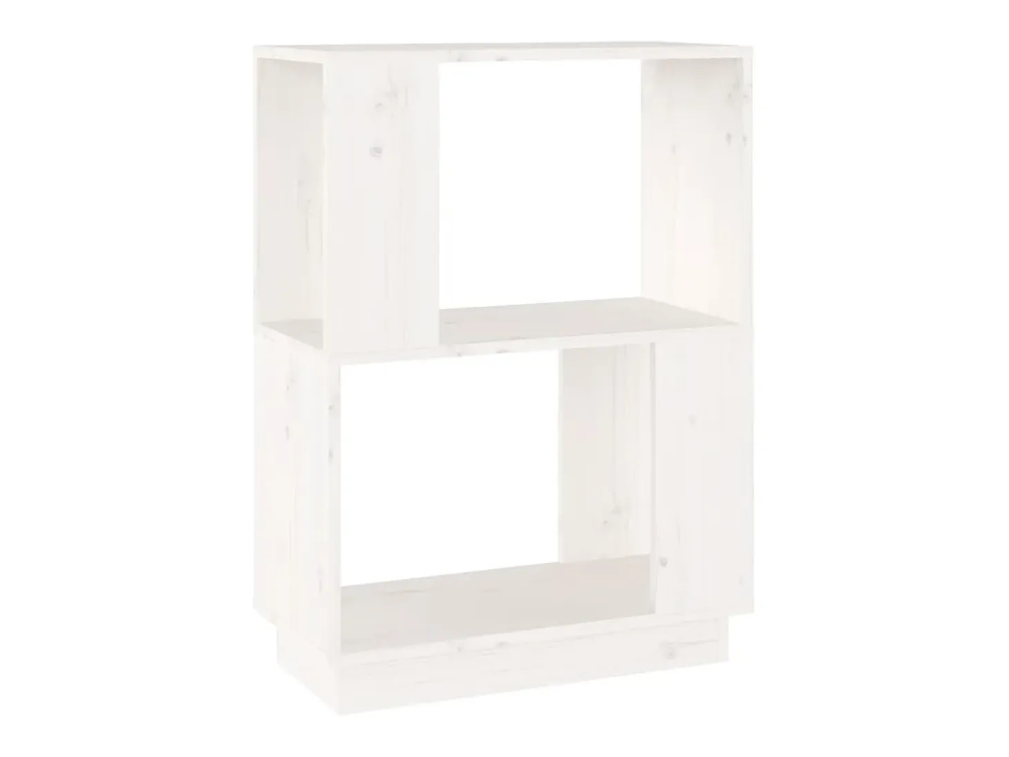 Estantería/divisor de espacios madera pino blanco 51x25x70 cm