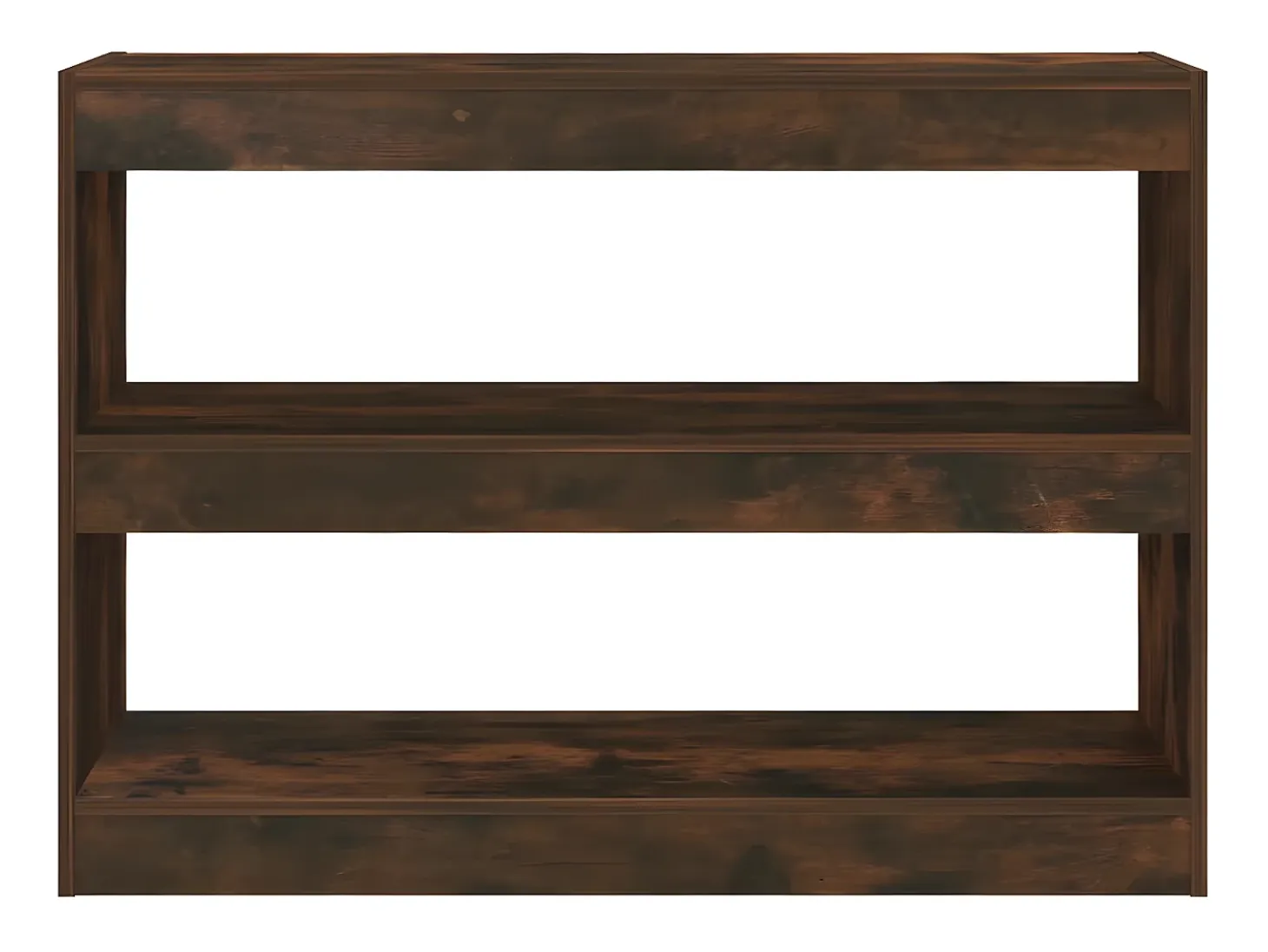 Estantería/divisor de espacios color roble ahumado 100x30x72 cm