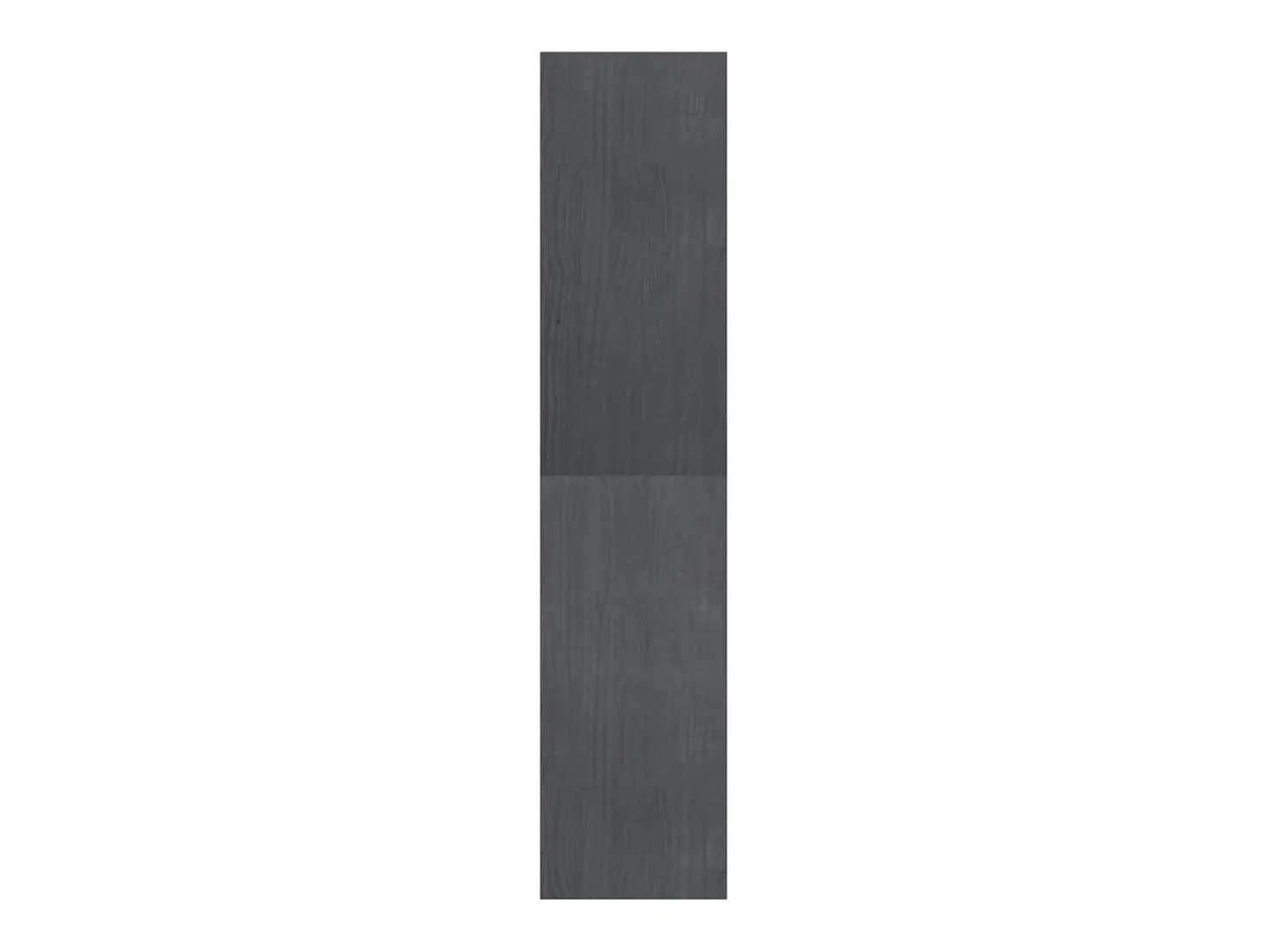 Estantería/divisor de espacios pino macizo gris 40x30x135,5cm