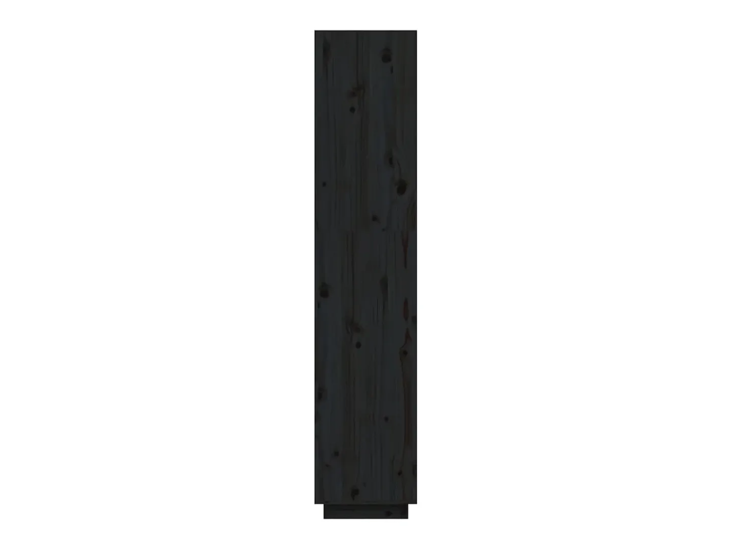 Estantería/divisor de espacios madera pino negro 40x35x167 cm