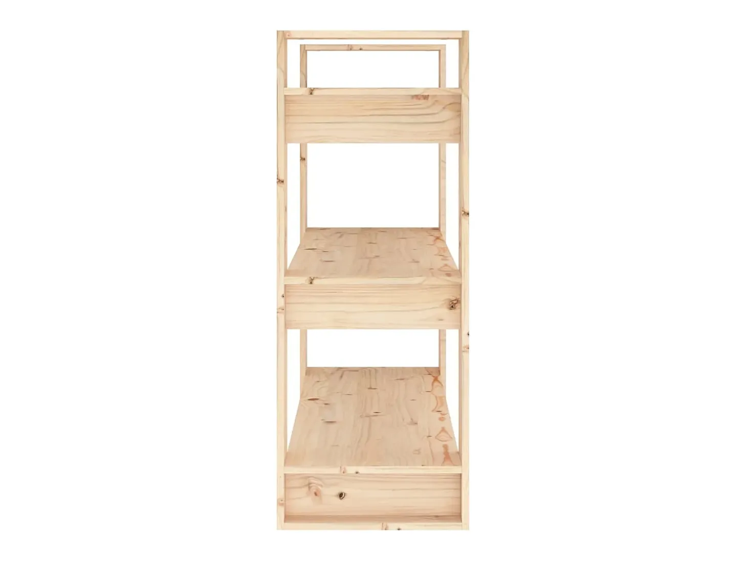 Estantería/divisor de espacios madera maciza pino 80x35x91 cm