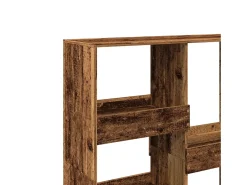 Estantería/divisor de espacios madera envejecida 100x33x115 cm
