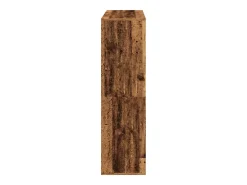 Estantería/divisor de espacios madera envejecida 100x33x115 cm