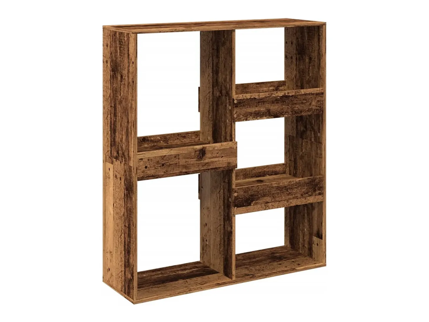 Estantería/divisor de espacios madera envejecida 100x33x115 cm