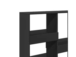Estantería/divisor de espacios negro 100x33x115 cm