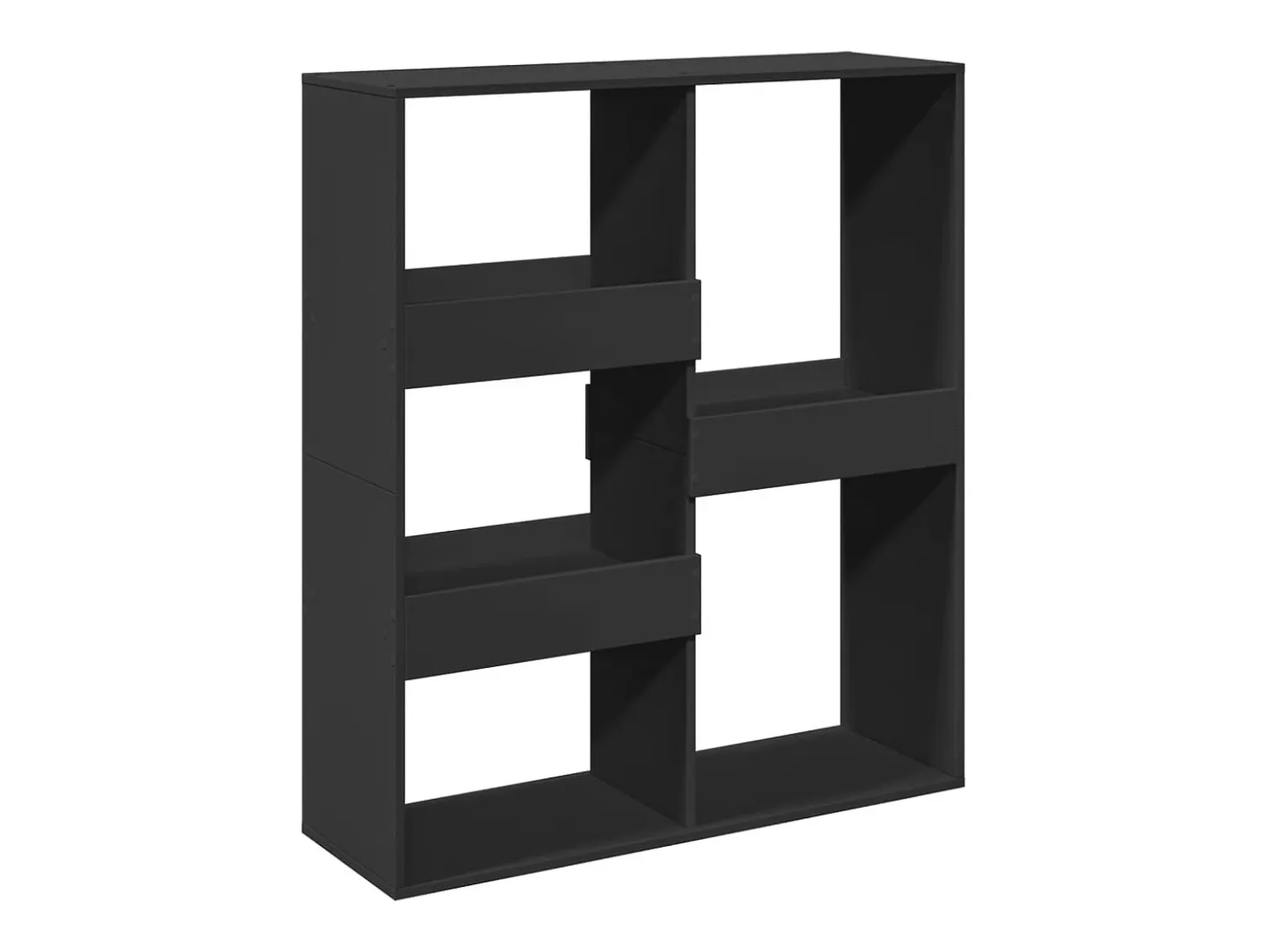 Estantería/divisor de espacios negro 100x33x115 cm