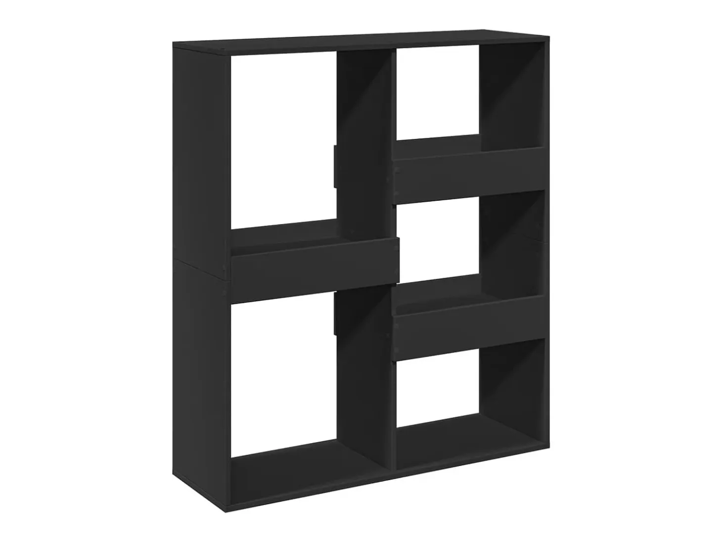 Estantería/divisor de espacios negro 100x33x115 cm