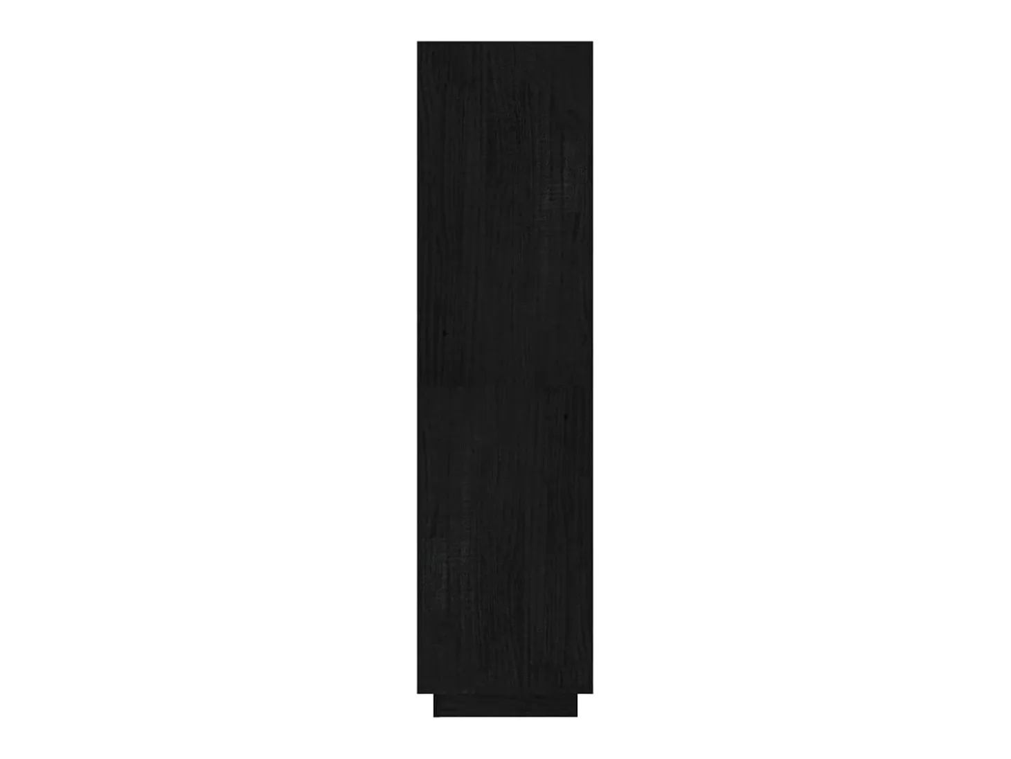 Estantería/divisor de espacios madera pino negro 60x35x135 cm