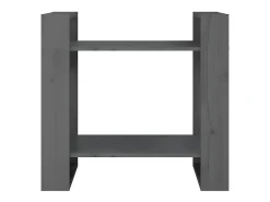 Estantería/divisor de espacios madera pino gris 60x35x57 cm