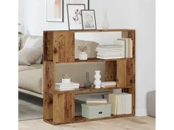 Estantería/divisor de espacios madera vieja 100x24x94 cm