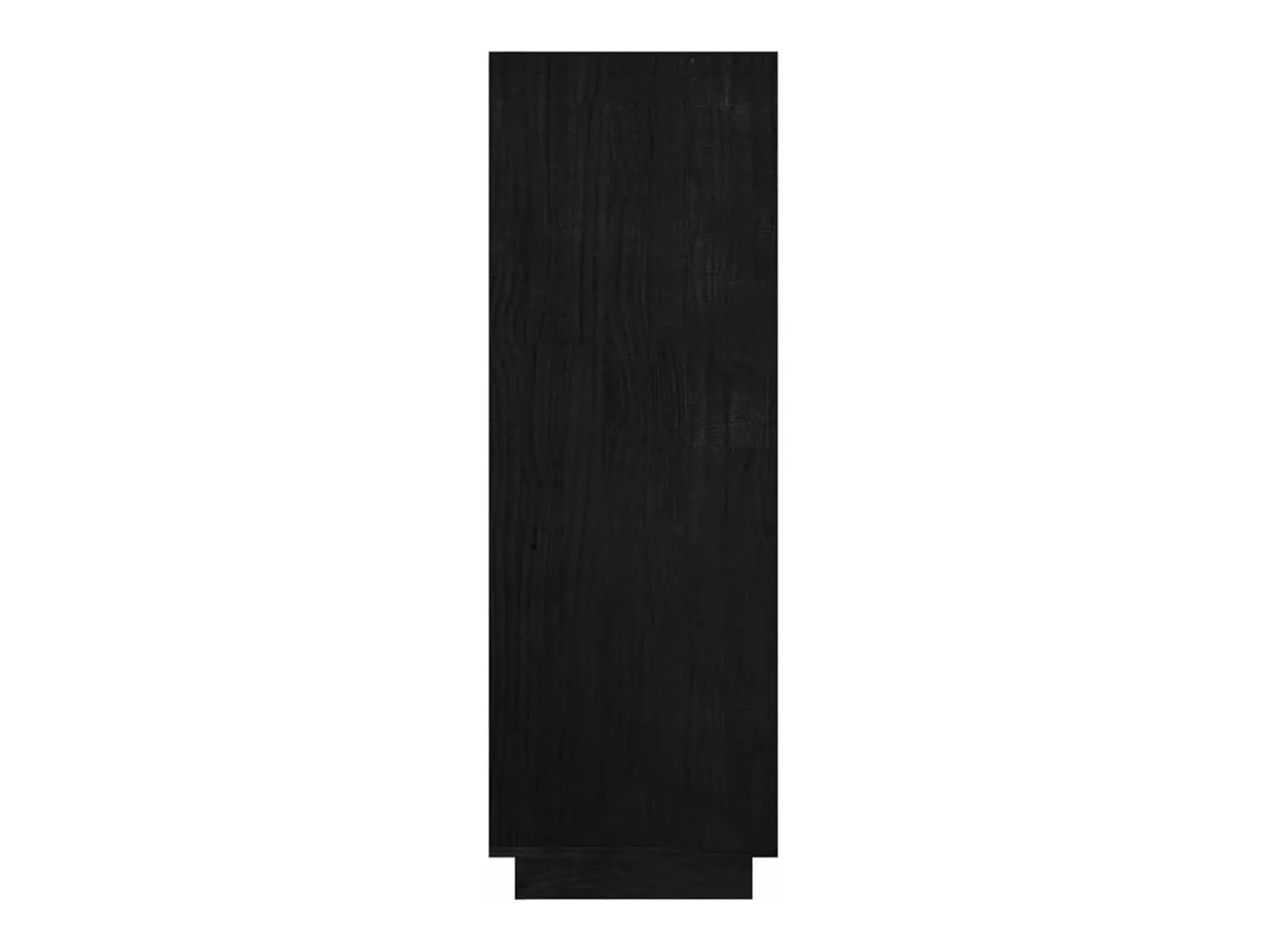 Estantería/divisor de espacios madera pino negro 80x35x103 cm
