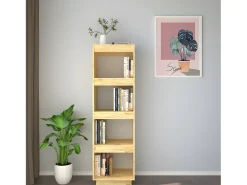 Estantería/divisor de espacios madera de pino 40x35x135 cm
