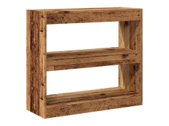 Estantería/divisor de espacios madera antigua 80x30x72 cm