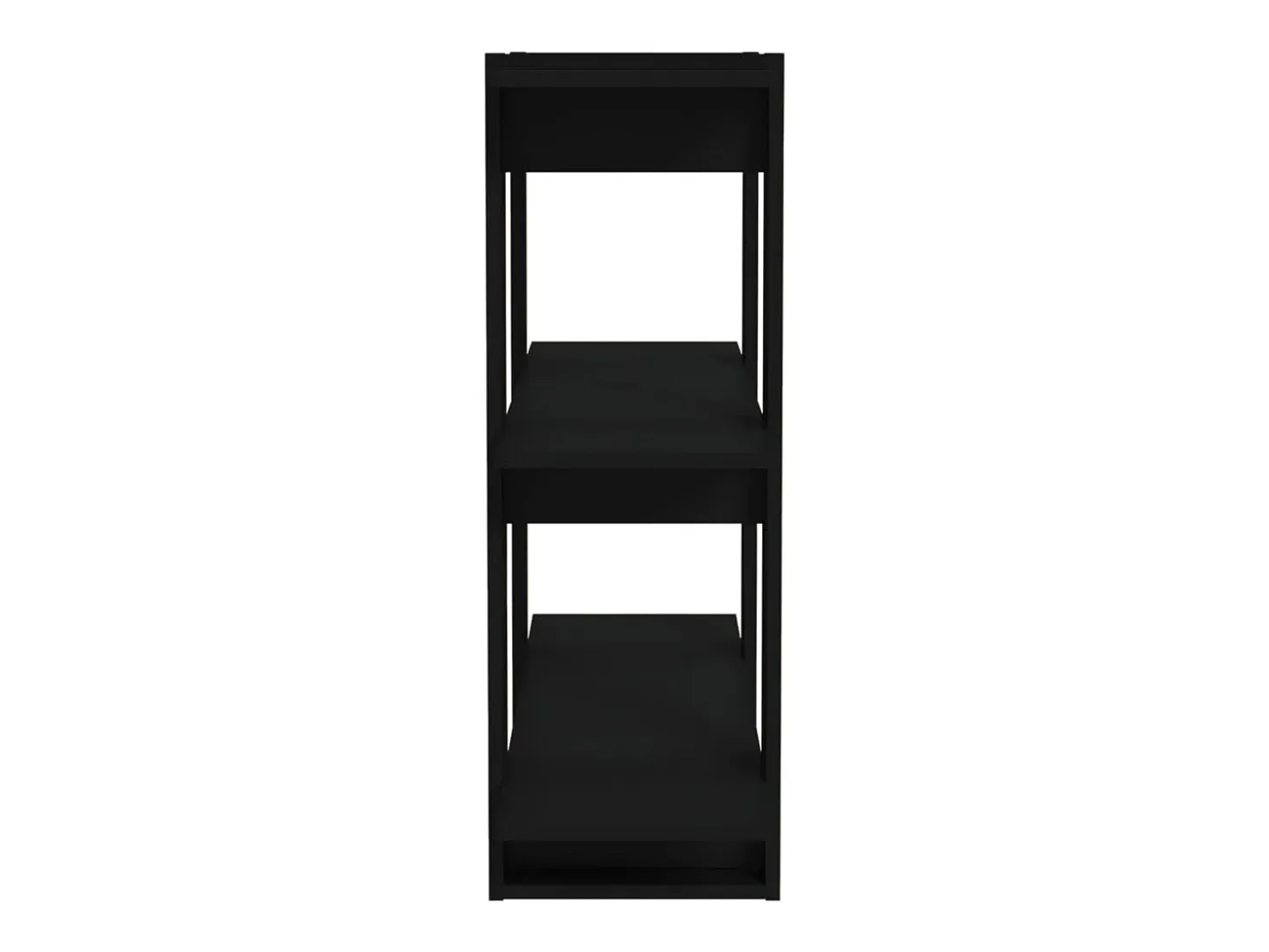 Estantería/divisor de espacios negro 80x30x87 cm