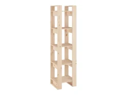 Estantería/divisor de espacios madera maciza pino 41x35x160 cm