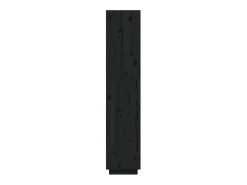 Estantería/divisor de espacios madera pino negro 40x35x167 cm