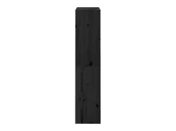 Estantería/divisor de espacios madera pino negro 60x30x135,5 cm