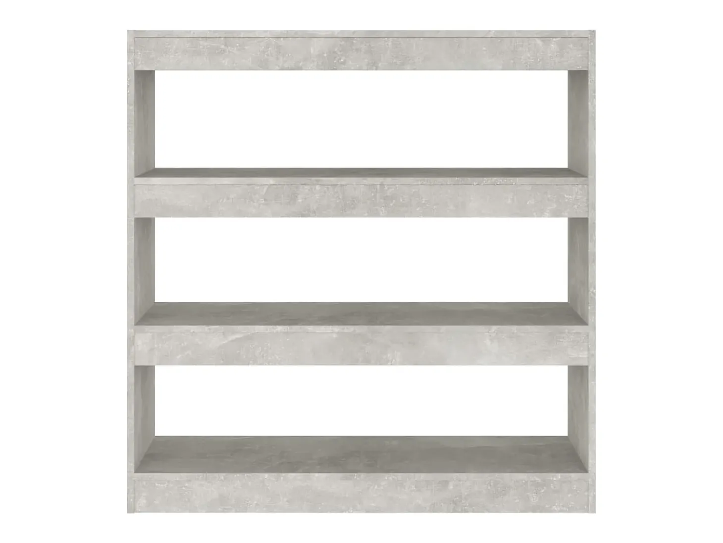 Estantería/divisor de espacios gris hormigón 100x30x103 cm