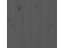 Estantería/divisor de espacios madera maciza gris 60x35x125 cm