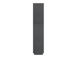 Estantería/divisor de espacios pino gris 80x35x167 cm