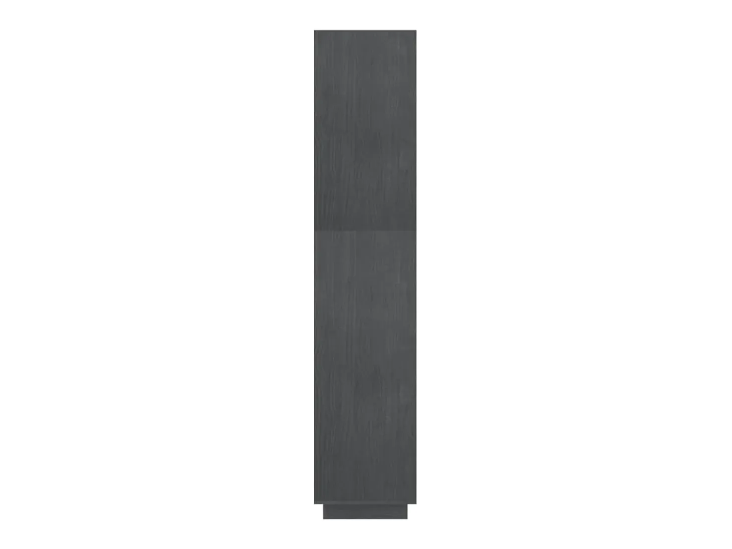 Estantería/divisor de espacios pino gris 80x35x167 cm