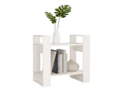 Estantería/divisor de espacios madera pino blanco 60x35x57 cm