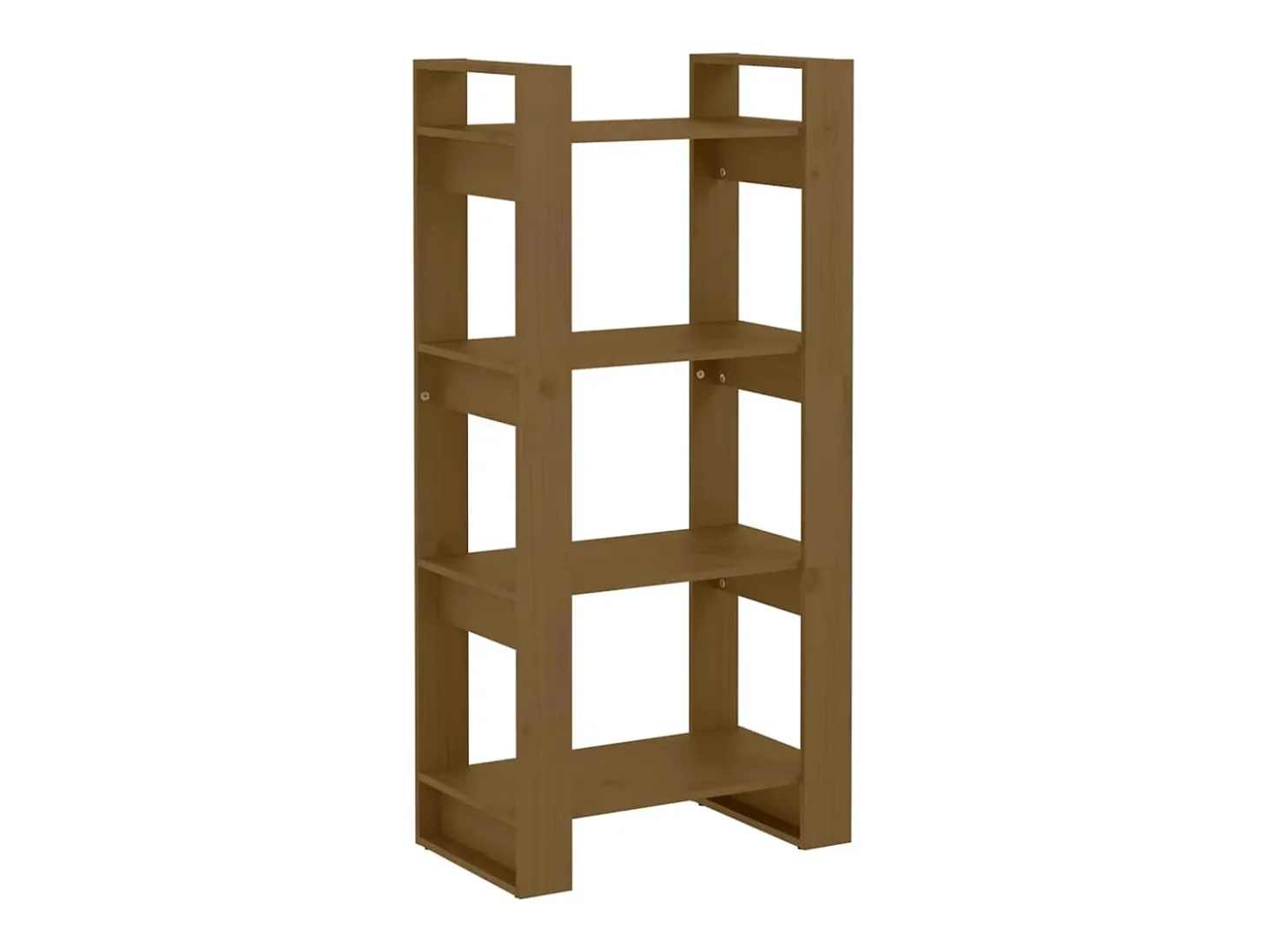 Estantería/divisor de espacios madera marrón miel 60x35x125 cm