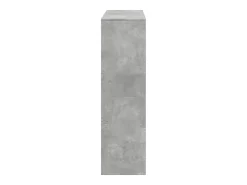 Estantería/divisor de espacios gris hormigón 100x33x115 cm