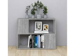 Estantería/divisor de espacios gris Sonoma 80x24x63 cm