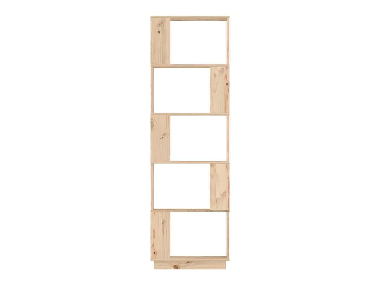 Estantería/divisor de espacios madera maciza pino 51x25x163,5cm