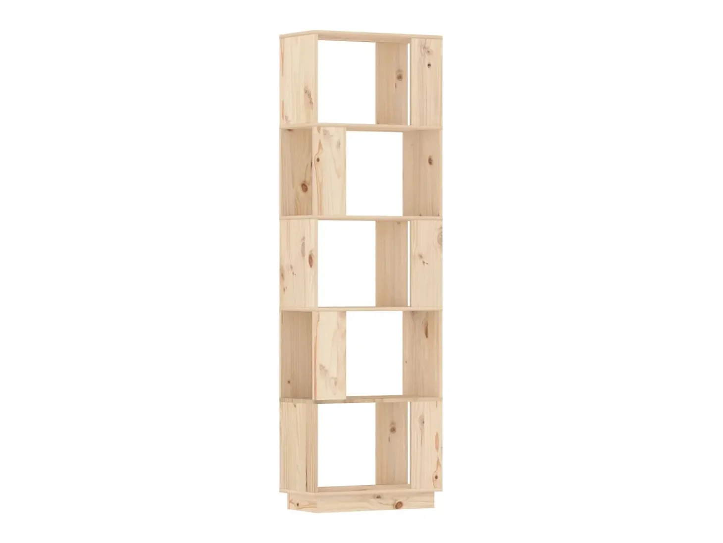 Estantería/divisor de espacios madera maciza pino 51x25x163,5cm